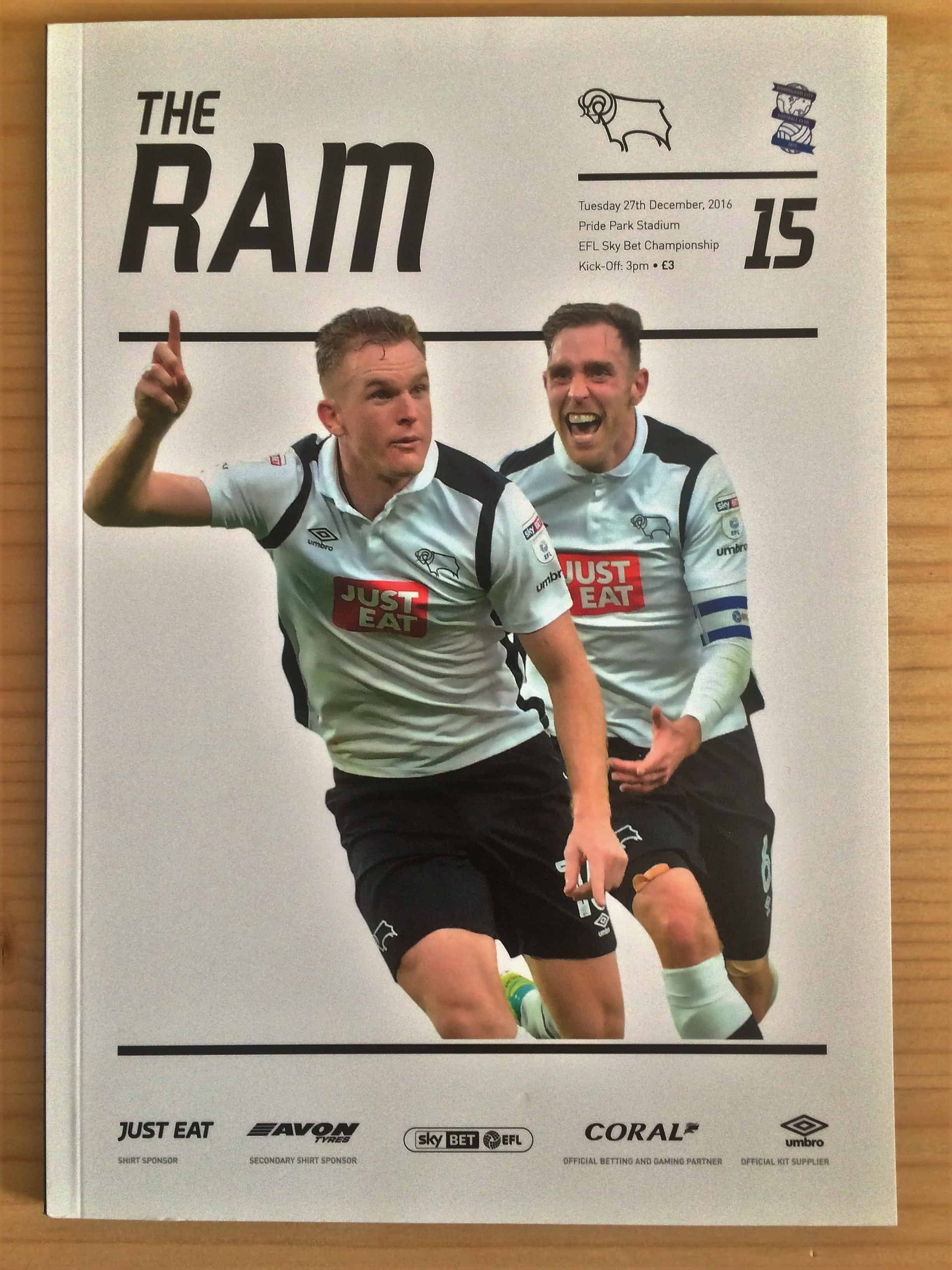 Derby County FC v Birmingham City FC